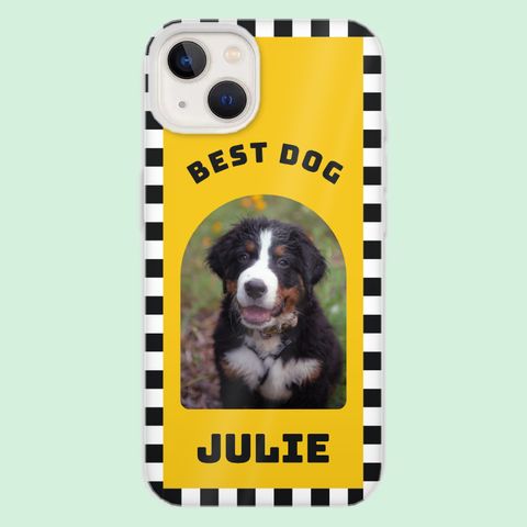 Thème Best dog sur une coque de téléphone personnalisé avec une photo