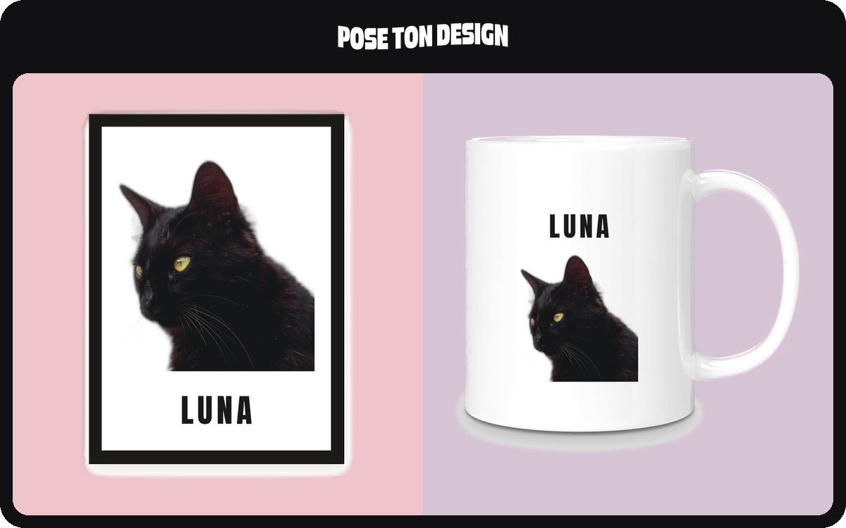 Custom framed print with your photo – Photographing a black dog or a black cat: four fixes that work