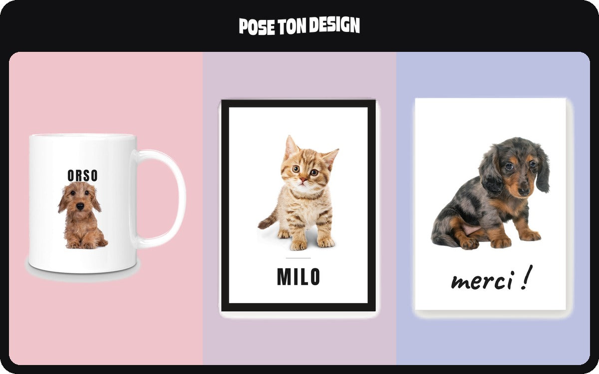 Custom mug with your photo – A gift for a dog or cat owner — without having the photo