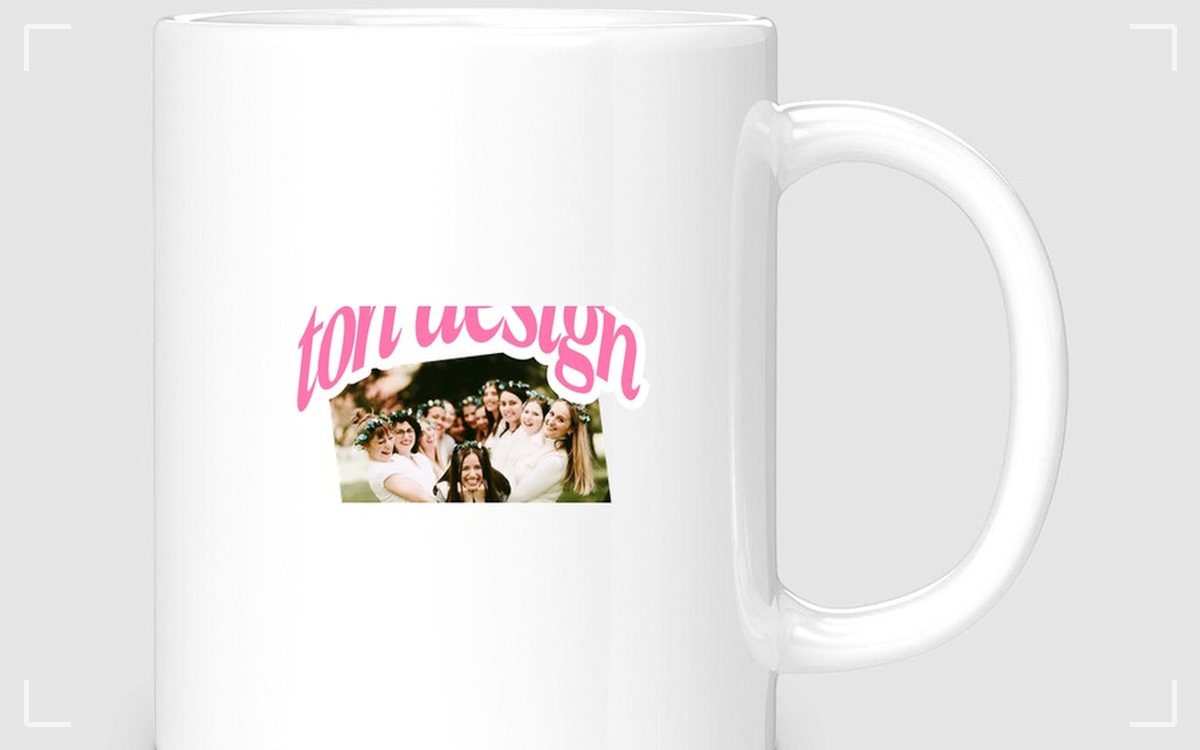 Custom mug with your photo – A leaving gift for a colleague, made from the team photo