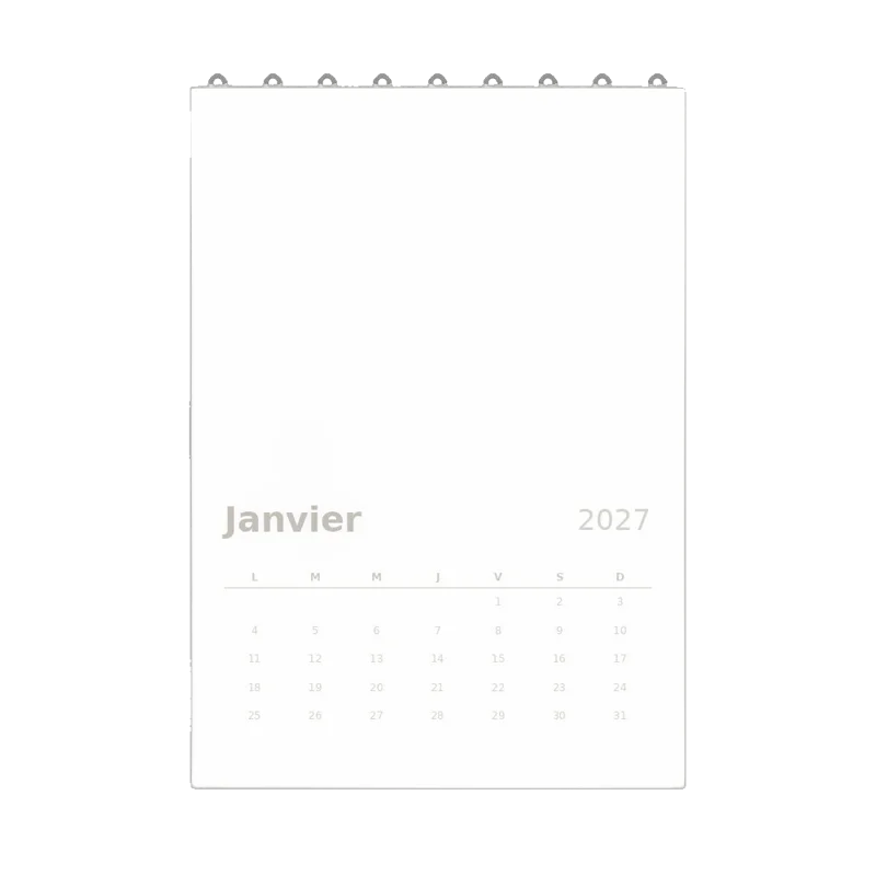 Custom calendar printed with your photo