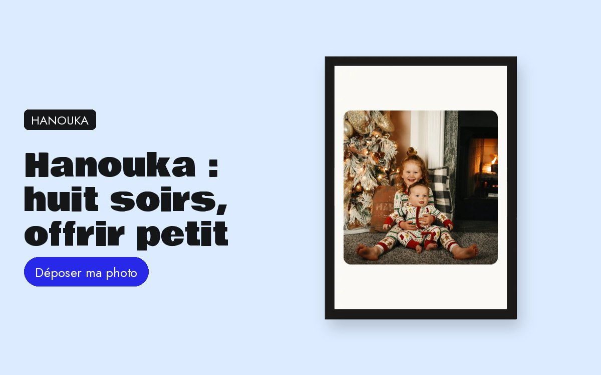 Mug personnalisé avec photo – Hanouka 2026 : huit soirs, et l’art d’offrir petit