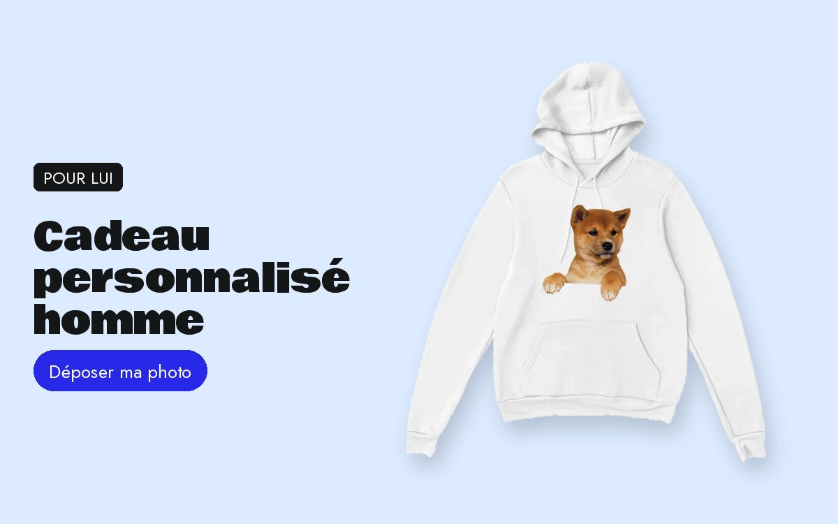 Produit personnalisé avec photo – Cadeau personnalisé homme