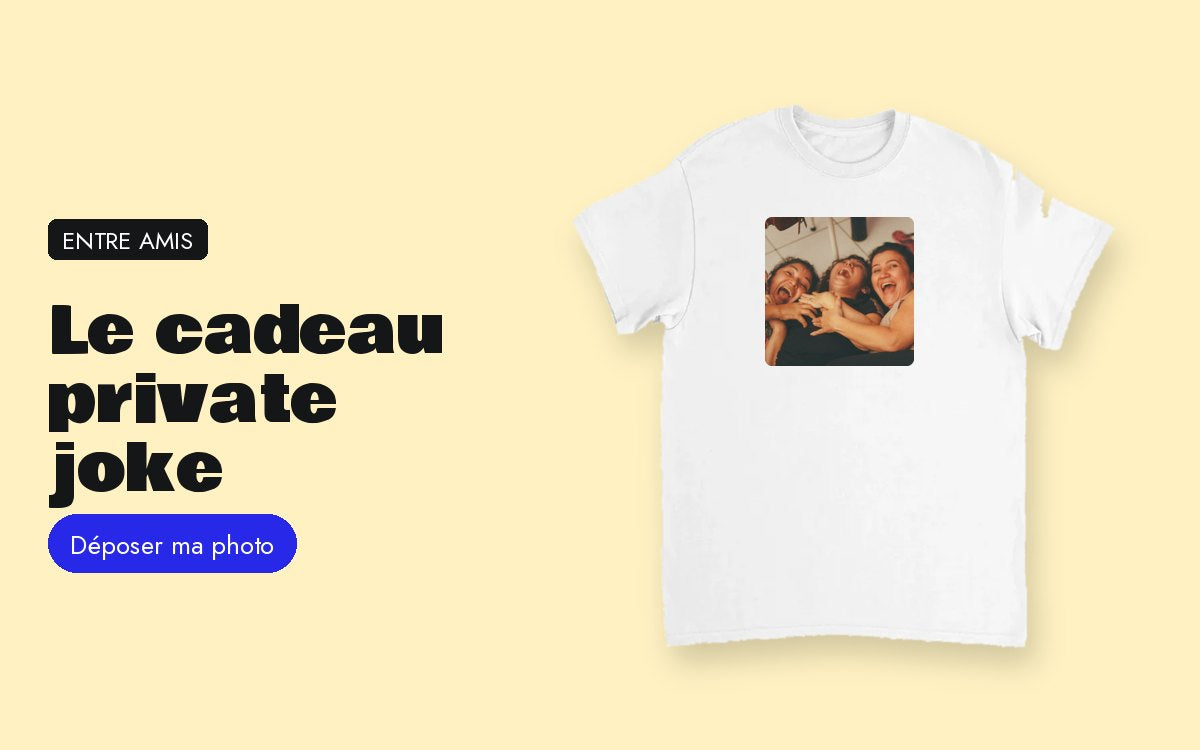 Mug personnalisé avec photo – Le cadeau private joke : la photo que seuls vous cinq comprenez