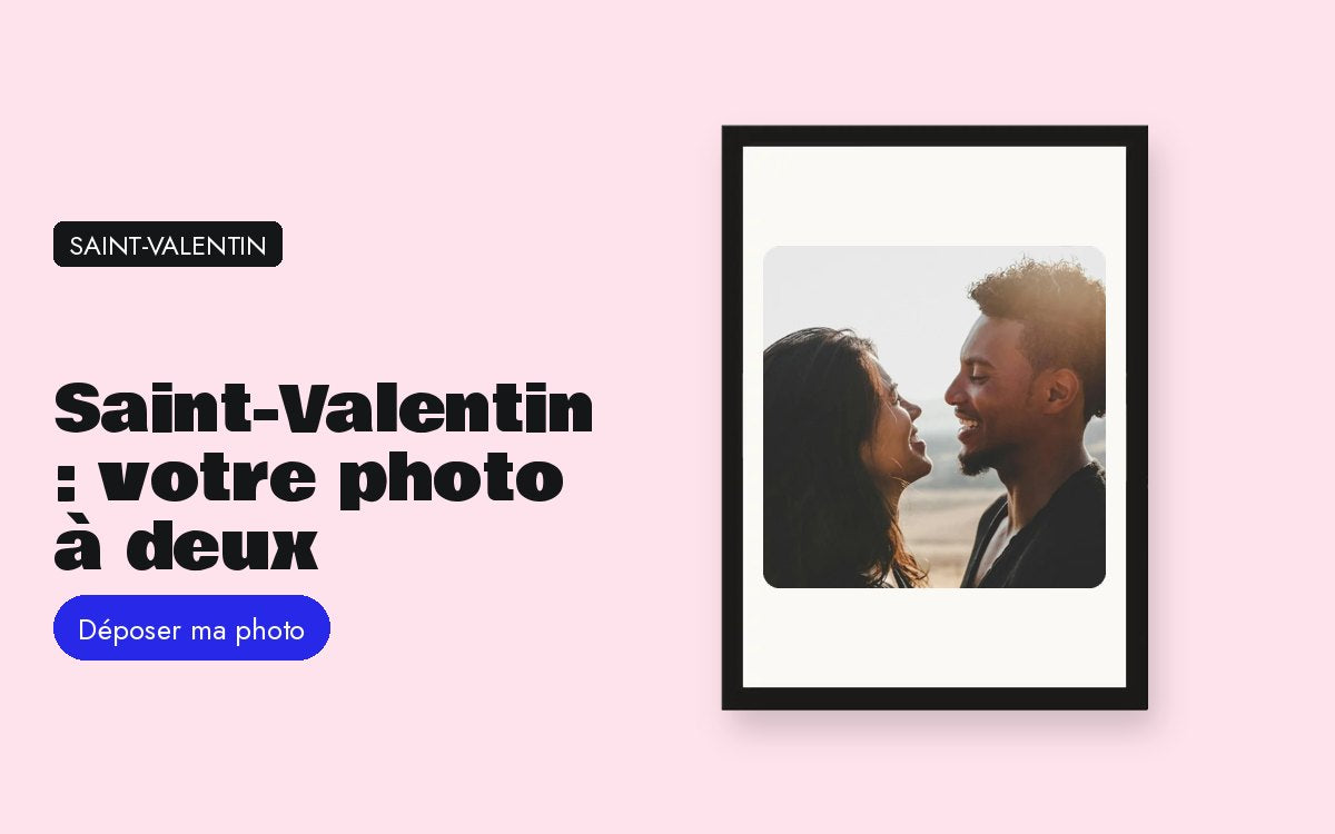 Cadre photo personnalisé avec photo – Saint-Valentin 2027 : offrir votre photo plutôt qu’un cadeau de plus