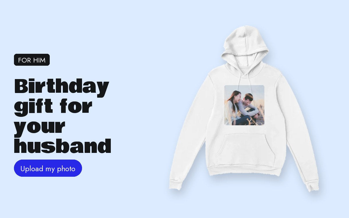 Birthday gift for your husband: personalised with your photos