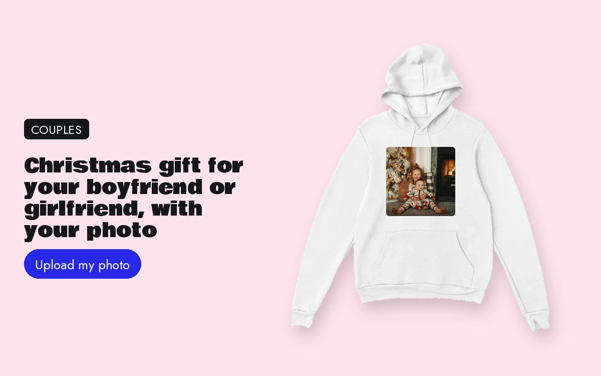 Christmas gift for your boyfriend or girlfriend, with your photo