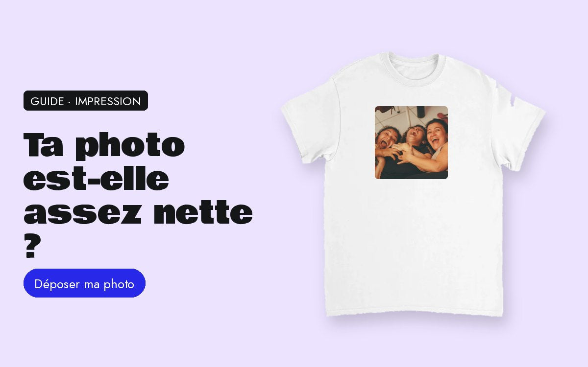 Tee-shirt personnalisé avec photo – Quelle photo est assez nette pour être imprimée ? Le test en 30 secondes